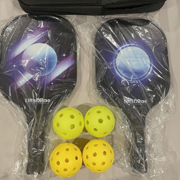 Pickleball Set With Carrying Bag NEW, Sports Games Outdoor Sports Tennis - Picture 1 of 13